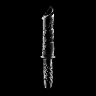 NEBULA SERIES BY IBIZA - MODELL 24 DILDO BOROSILIKATGLAS KLAR 28.5 CM -O- 5 CM