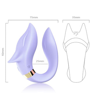 ARMONY - FOX VIBRATOR FÜR PAARE, FERNBEDIENUNG, LILA