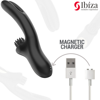 IBIZA - HI-TECH RABITT BRUSHING MEHRZELLEN-KLITORIAL- UND DOPPELWELLENVIBRATOR