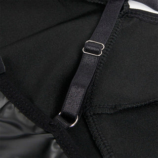 SUBBLIME - 955373 KLEID MIT SCHWARZEN LEDERTRÄGERN S/M