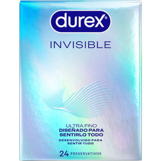 DUREX - ULTRADÜNNE UNSICHTBARE KONDOME 24 EINHEITEN