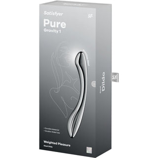 SATISFYER - PURE GRAVITY 1 DOPPELENDELLER DILDO AUS EDELSTAHL